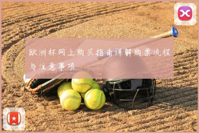欧洲杯网上购买指南详解购票流程与注意事项